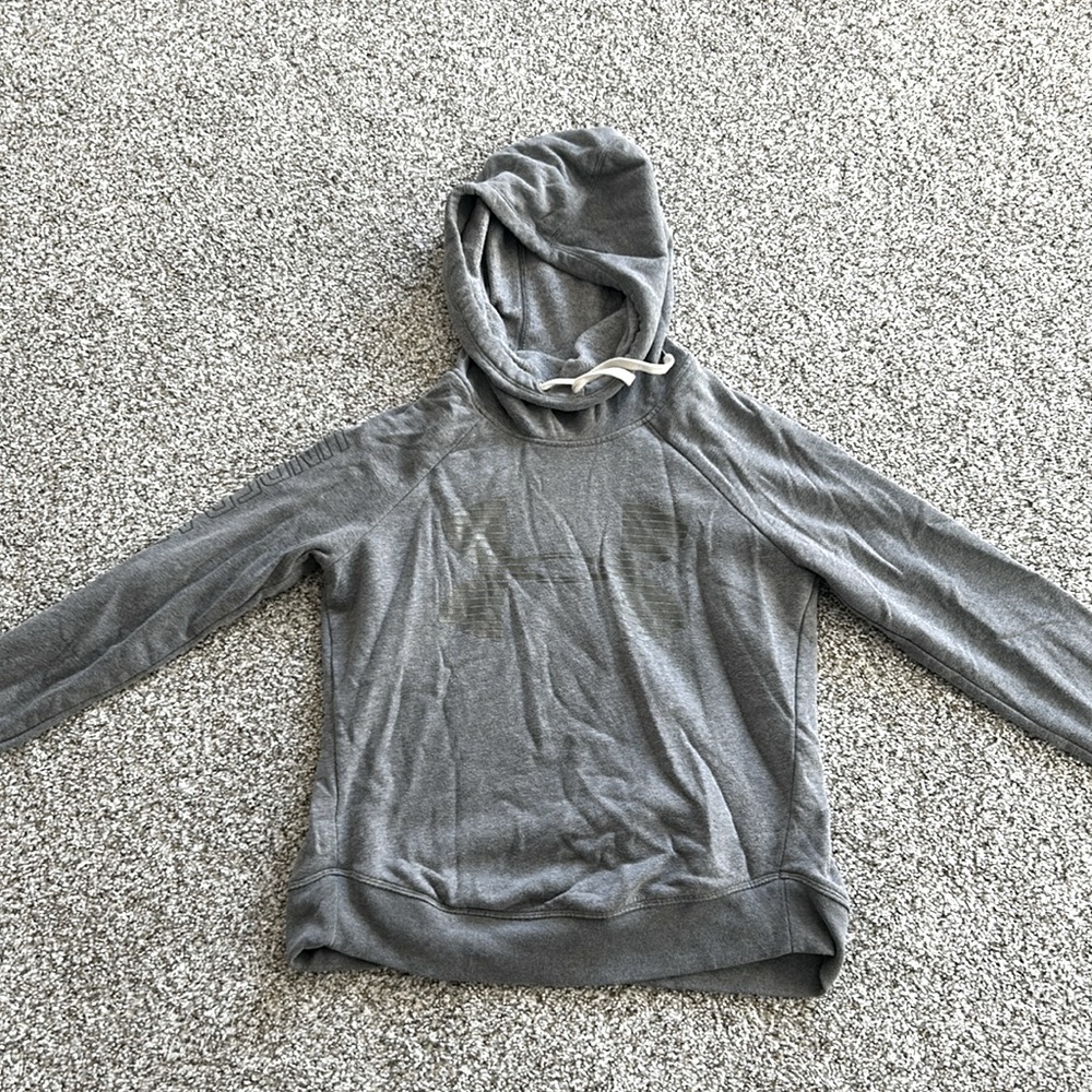 Gray Under Armour hoodie